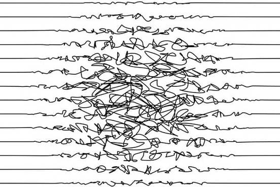 illegible writing on page